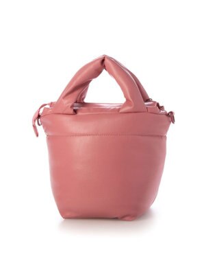 UNBILLION カシュカシュ cachecache / ポーチ付きパファーミニトートバッグ ピンク