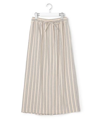 J.PRESS YORK STREET 【WOMEN】リネンストライプ スカート