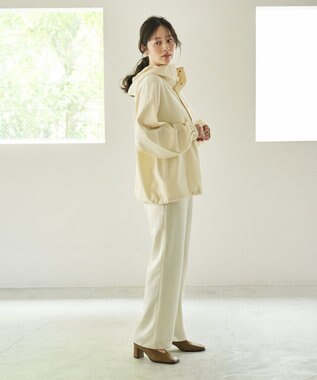 #Newans 【洗濯機可能】フ―ディーアノラック ホワイト