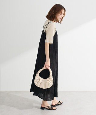 Green Parks Ｉ　ボリュームキャミワンピース Black