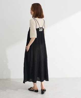 Green Parks Ｉ　ボリュームキャミワンピース Black