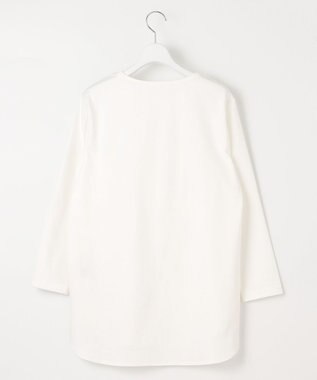 自由区 L 【洗える】ハイカウントインナー カットソー ホワイト系