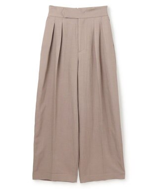 uncrave ドレープツイル ワイドパンツ トープ