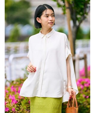 AMERICAN HOLIC サラックールフレンチスリーブシャツ Off White