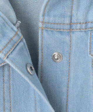 GRACE CONTINENTAL デニムストレートロングワンピース2 バイカラー