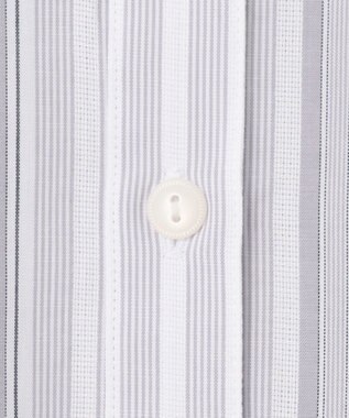 J.PRESS YORK STREET 【WOMEN】マルチストライプ シャツワンピース グレー系1