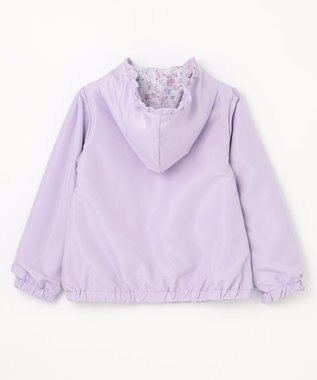 ANY KIDS フード取り外し リバーシブル ブルゾン ラベンダー