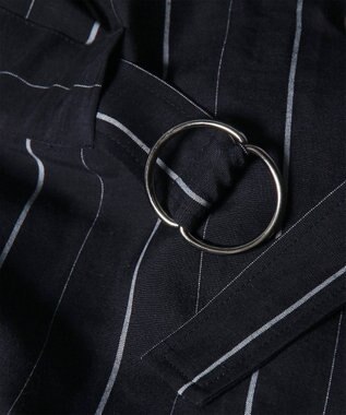 Paul Smith ストライプ シャツワンピース ネイビー