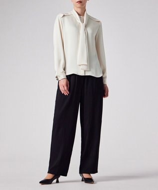 Paul Smith サテンボウタイ ブラウス オフホワイト