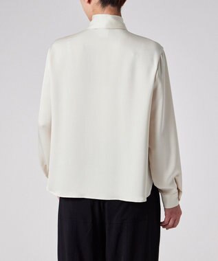 Paul Smith サテンボウタイ ブラウス オフホワイト