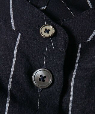 Paul Smith ストライプ シャツワンピース ネイビー