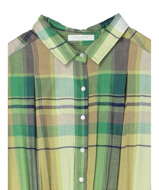 Green Parks Ｉ　襟付きワンピース Check