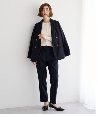 YECCA VECCA 金釦テーラードジャケット Navy