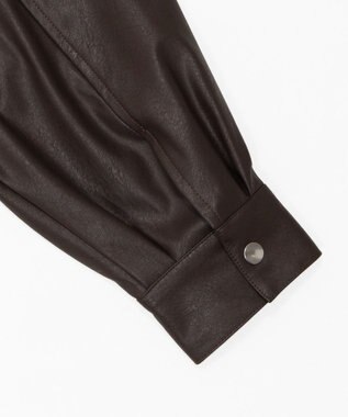 WEGO PUショートジャケット ブラウン