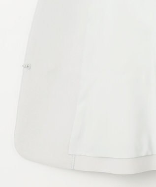 ANY SIS S 【セットアップ可】セレモニーダブルクロス ノーカラージャケット ライトグレー