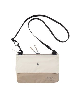 MOONBAT POLO RALPH LAUREN（ポロ ラルフ ローレン）ポロポニー マルチ傘袋 レインバッグ 無地 吸水生地／撥水 透湿 ベージュ