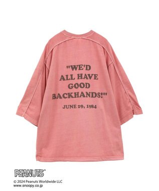 CRAFT STANDARD BOUTIQUE 【ユニセックス】PEANUTS/スヌーピー ゲームシャツTEE Pink