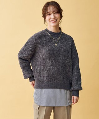 レーシーモールニット