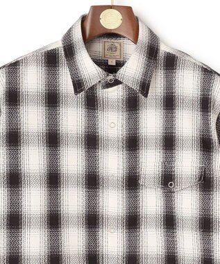J.PRESS MEN 【WEB・一部店舗限定】チェックシャツブルゾン アイボリー系3