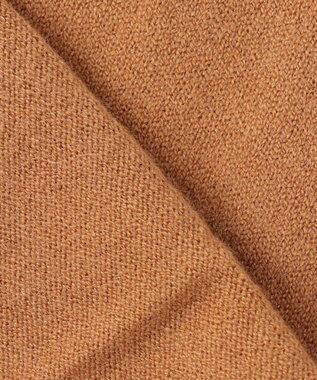 Feroux 【古畑星夏さん着用・アンサンブル】ロゴ刺繍入りケーブルアンサンブル ニット キャメル系