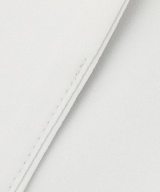 ANY SIS S 【セットアップ可】セレモニーダブルクロス ノーカラージャケット ライトグレー