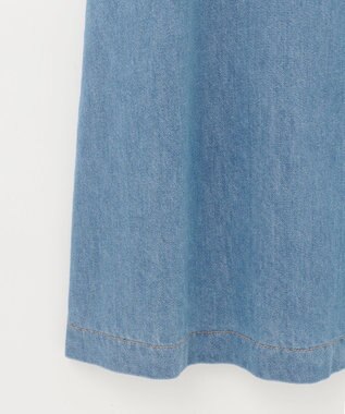 GRACE CONTINENTAL デニムストレートロングワンピース2 バイカラー