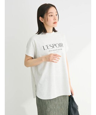 Green Parks 汗染み防止フレンチスリーブロゴＴシャツ Light Gray Mixture
