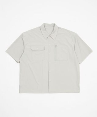 WEGO 【ユニセックス着用ITEM/MLサイズ展開/機能シャツ】リップストップシャツ（SS） グレー