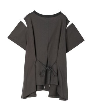 Green Parks ショルダーカットチュニック Gray