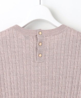 J.PRESS LADIES 【洗える】KNIT BASIC クルーネック ニット ベージュ系