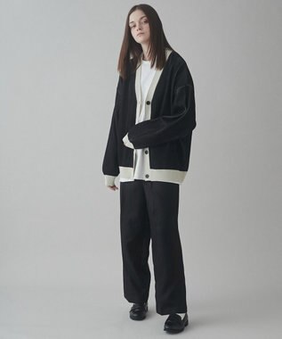 WEGO クリアライトリバーシブルカーディガン ホワイト