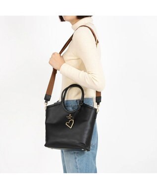 LANVIN en Bleu カリテ 2WAYハンドバッグ ブラック