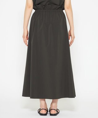 uncrave 【撥水・接触冷感・UVカット・洗濯機洗い可】マルチファンクションナイロン フレアスカート（uncrave STANDARD） スレートA