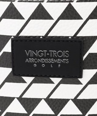 23区GOLF 【UNISEX】フラッグ総柄ボディバッグ　ラウンドにもタウンユースにも使える！ ブラック系5