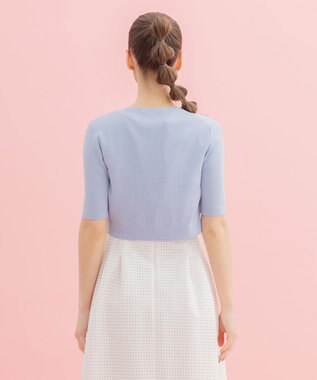 TOCCA 【洗える！&UV CUT】TREFOIL ボレロ スカイブルー系