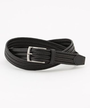 JOSEPH ABBOUD 【キングサイズ・イタリア素材・ストレッチ・日本製】レザーメランジストレッチベルト