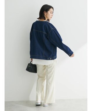 Green Parks ノーカラーデニムジャケット Indigo