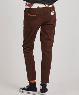 PW CIRCULUS 【WOMEN】コーデュロイ テーパードパンツ ダークブラウン系