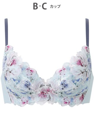 WACOAL ノンワイヤーブラ 【SUHADA ONE】 谷間メイク ふっくらデコルテ 脇すっきりシルエット レディース BXB411 /ワコール