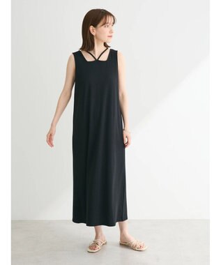 Green Parks ＳＥＴ２点ベスト＋マルチストラップワンピース Beige