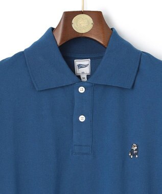 J.PRESS MEN 【Pennant Label】Garment Dyed Polo Shirt / Bulldog ダルブルー系