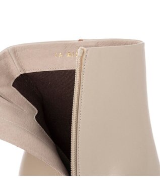 MODE ET JACOMO <MODE ET JACOMO>サイドラインアーモンドトゥブーツ アイボリー