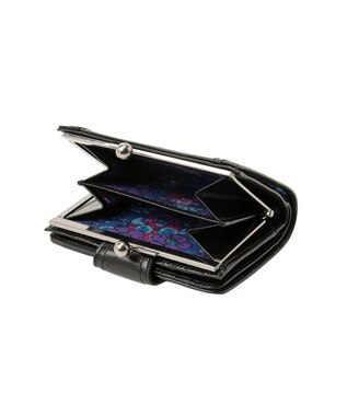 ANNA SUI ナーシャ 口金二つ折り財布 クロ