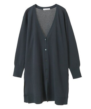 AMERICAN HOLIC ウォッシャブルVネックロングカーディガン Navy