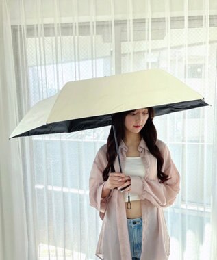 WEGO 【日傘/雨晴兼用/UVカット/日焼け対策/紫外線対策/熱中症対策】PROTECT　U オフホワイト