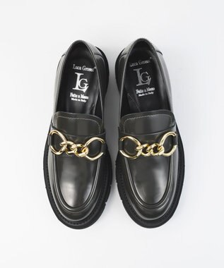 BONTRE 【LucaGrossi/ルカグロッシ】厚底チェーンローファー/H501M-UA グレー