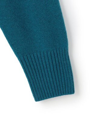 23区 【見上愛さんコラボカラー/VERY掲載】カシミヤブレンド Vネック ニット ピーコックグリーン系