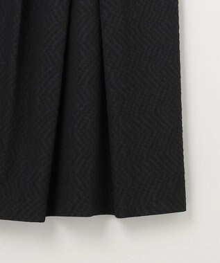 J.PRESS LADIES 【WEB限定】POP UPジャカード ワンピース 【WEB限定】ブラック系