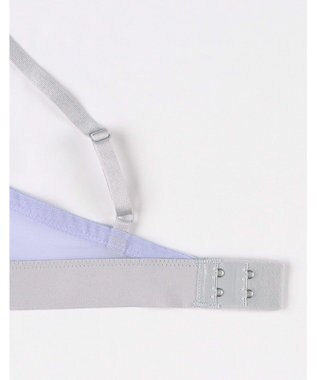 WACOAL ノンワイヤーブラ 【重力ケアブラ】 バストを重力から守る まる胸をキープ サイドのラインすっきり Gカップまで対応 大きいサイズ レディース BXB114 /ワコール パープル