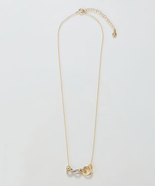 Phoebe 【金属アレルギー対応】ミックスループメタルネックレス　ゴールド　ニッケルフリー ゴールド